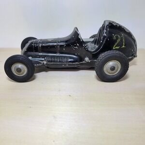 Vintage Cox Thimble Drome Champion Metal Toy Race Car #21 Santa Ana‎